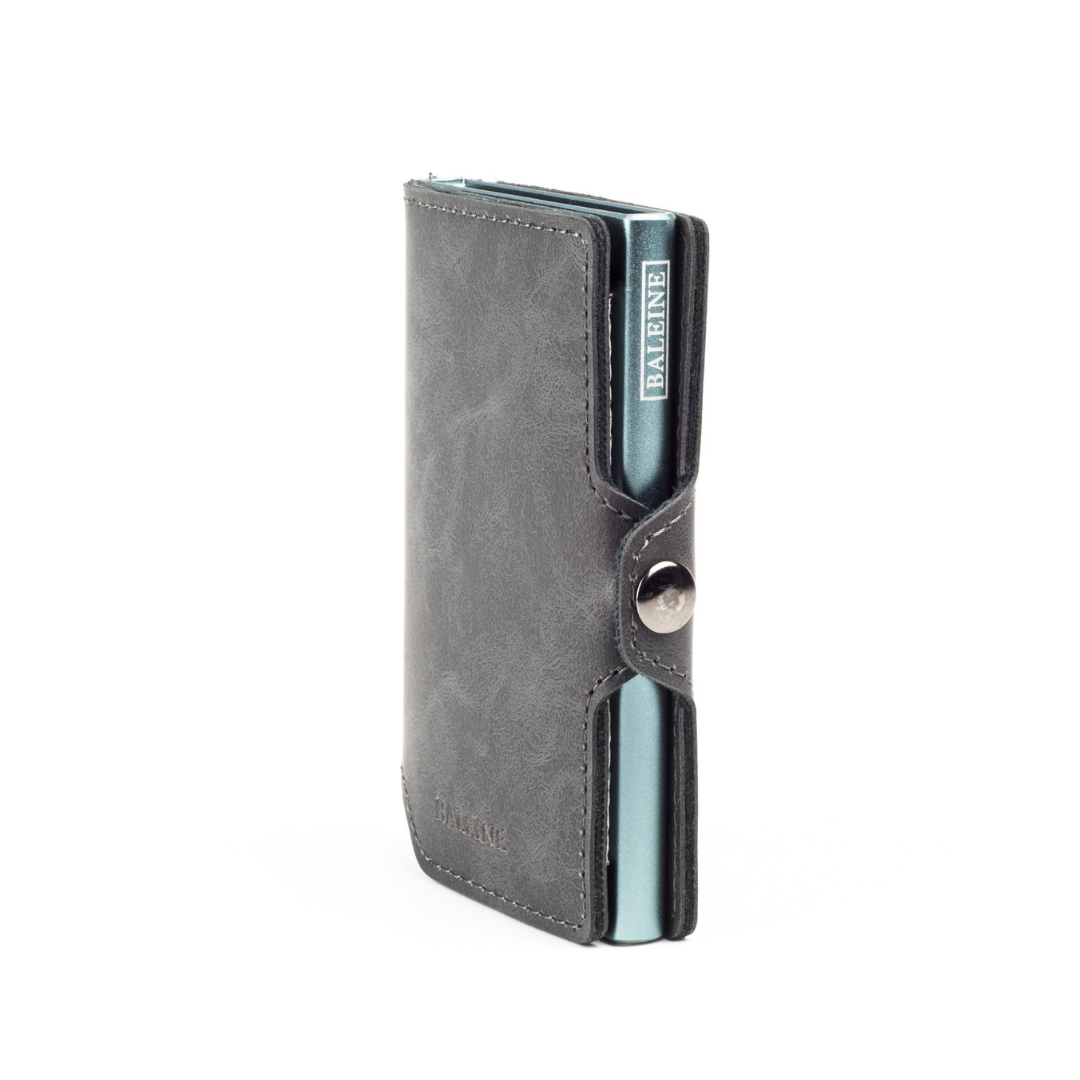 Billetera Kansas Zipper - Space Grey