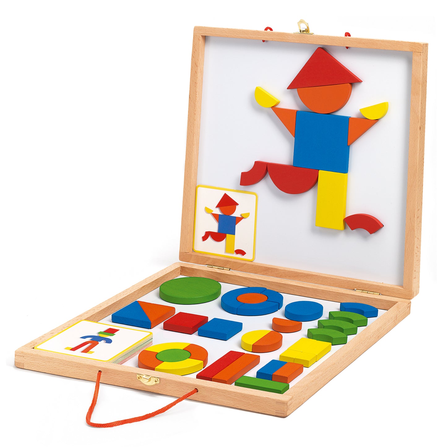 Juego Magnético maletín madera Geoforme Djeco