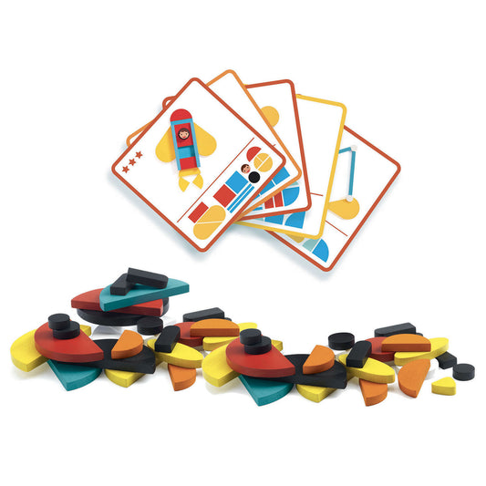 Bloques Ze Géo Vroom Djeco