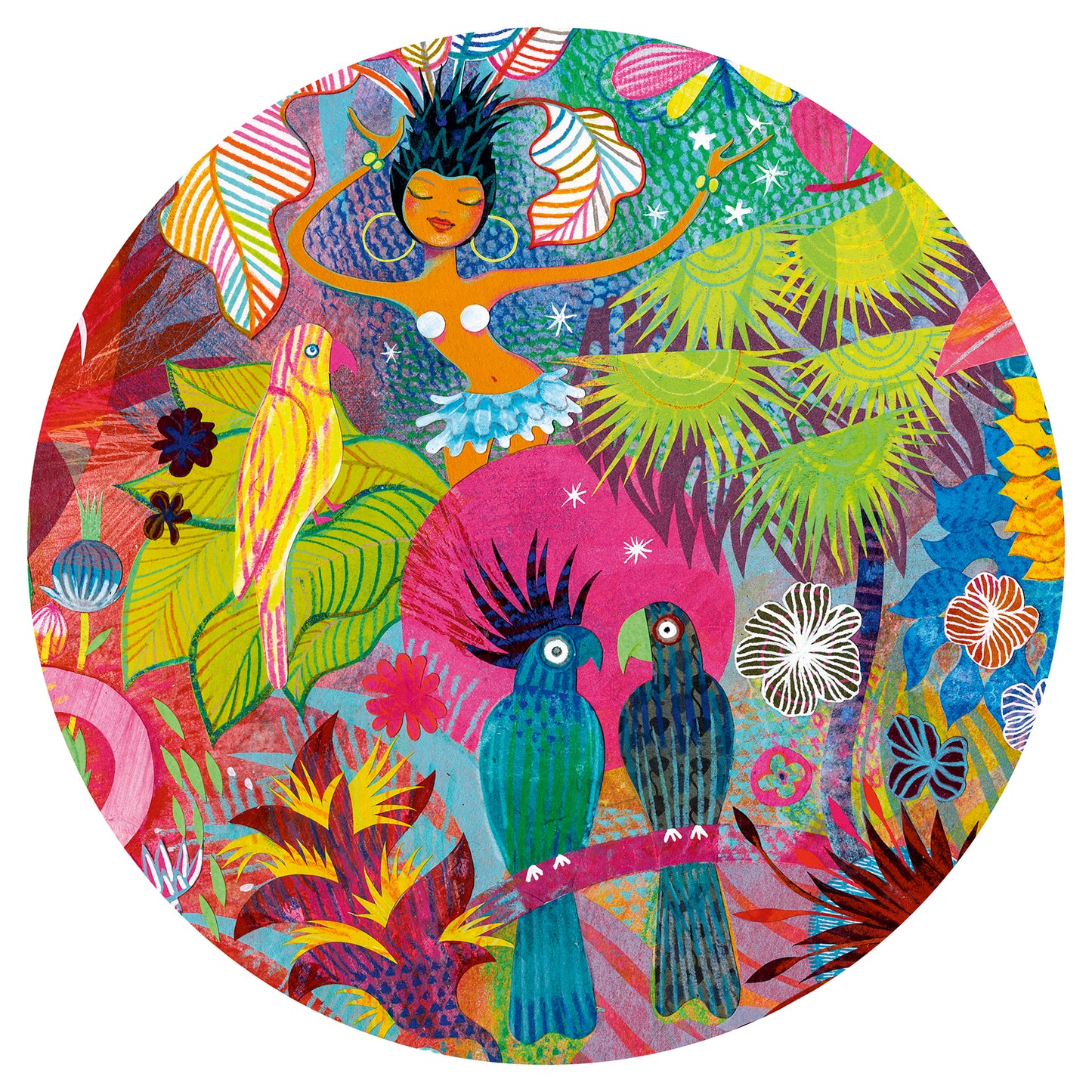 Puzzle observación del carnaval de Río (200 pzas) Djeco