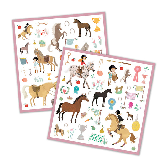 Stickers Caballos Djeco