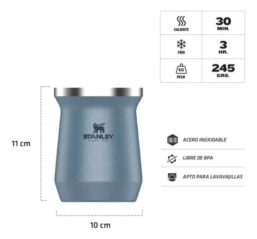 Mate Stanley Acero Inoxidable - Azul