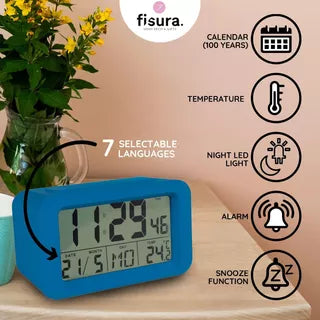 Reloj Despertador Digital Fisura