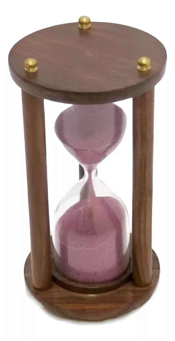 Reloj Arena Madera y Bronce