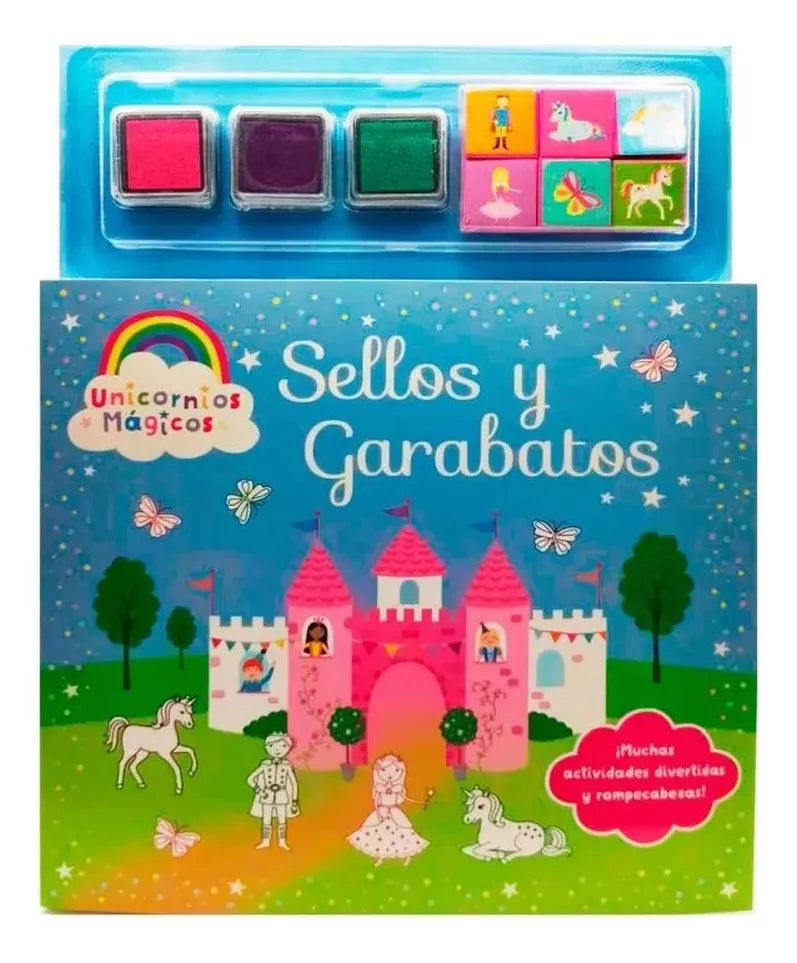 Unicornios Mágicos. Sellos y Garabatos