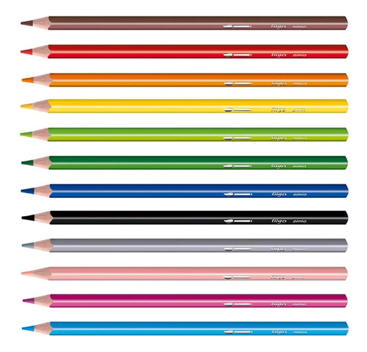 Lápices de colores Pinto Acuarelables (x12) Filgo