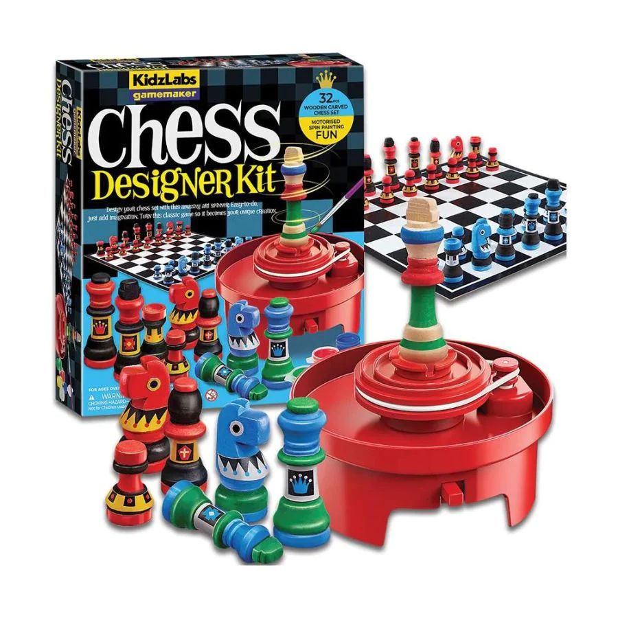 Kit para diseñar tu juego de ajedrez 4M
