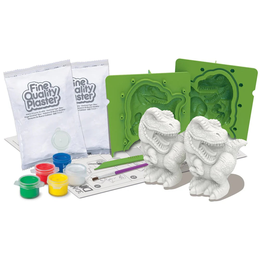 Kit para moldear y pintar dinosaurios T-REX 4M