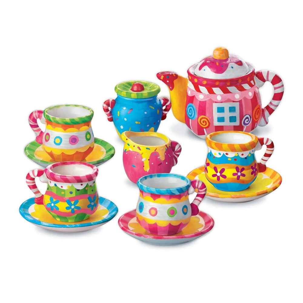 Juego para pintar tu propio set de té 4M