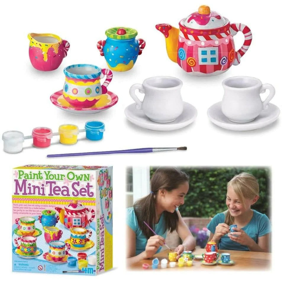 Juego para pintar tu propio set de té 4M
