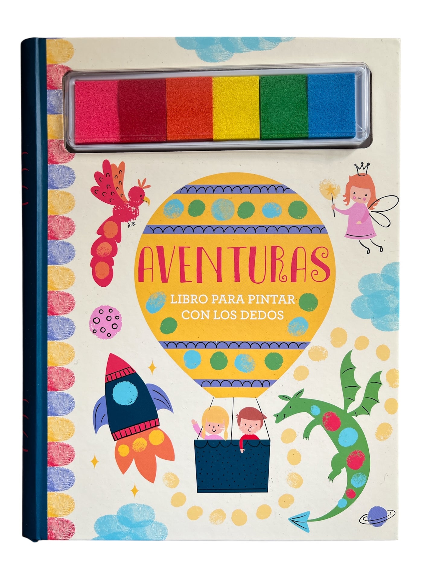 Libro Aventuras para pintar con los dedos