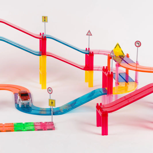 Imanix pista de autos 105 pzas Braintoys