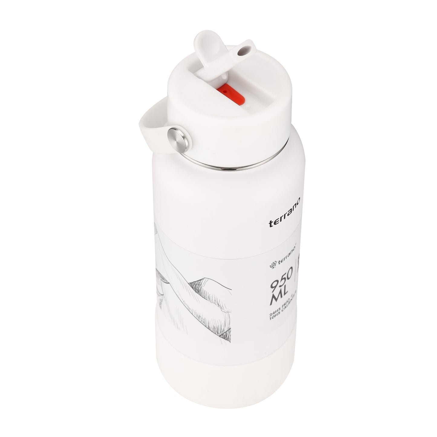 Botella Térmica Con Pico 950ml - Blanco