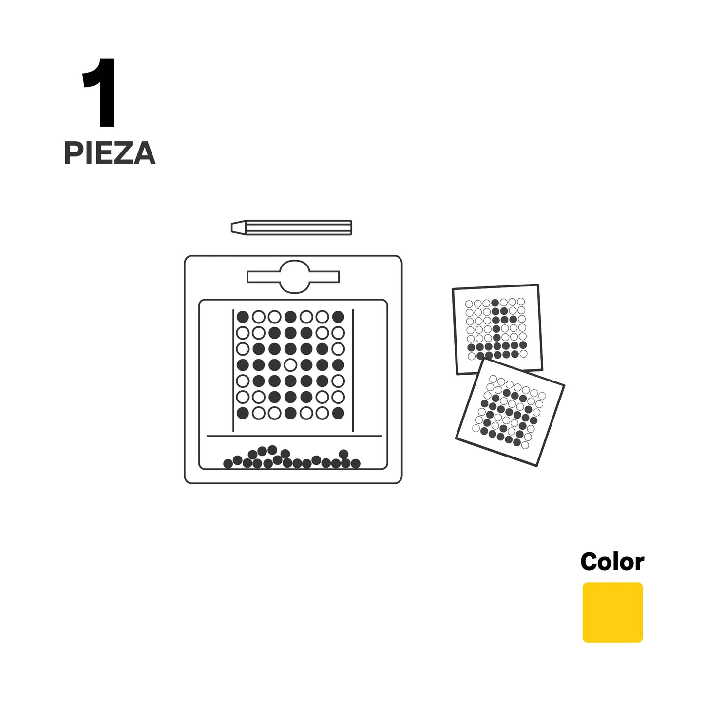 Pizarra magnética Imadots Mini Braintoys