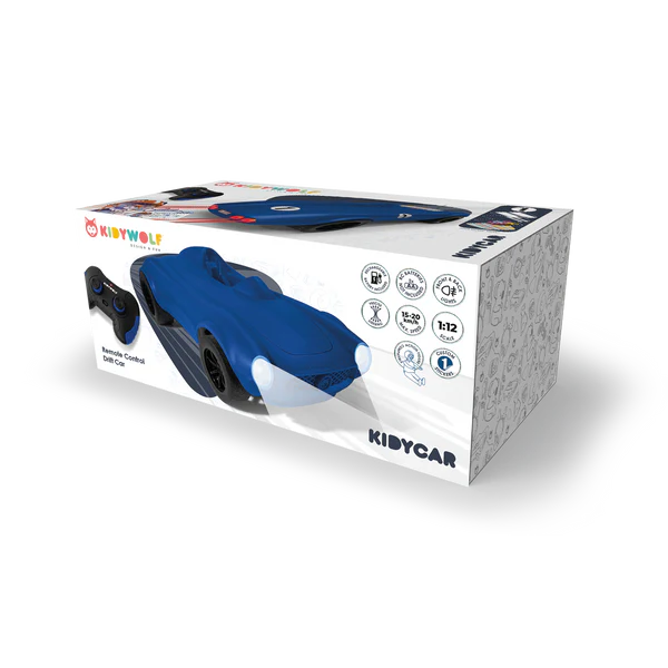 Auto a control remoto azul Kidywolf