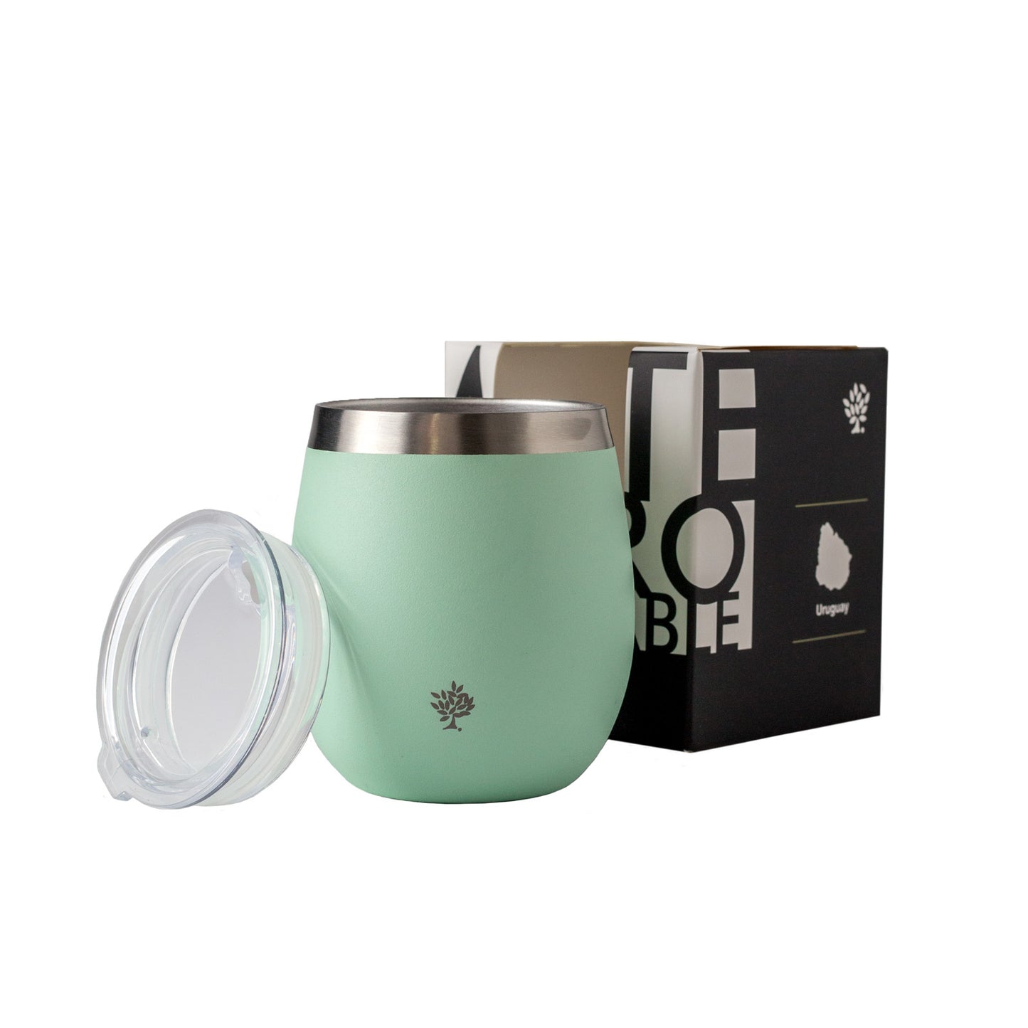 Mate Con Tapa - Verde Agua
