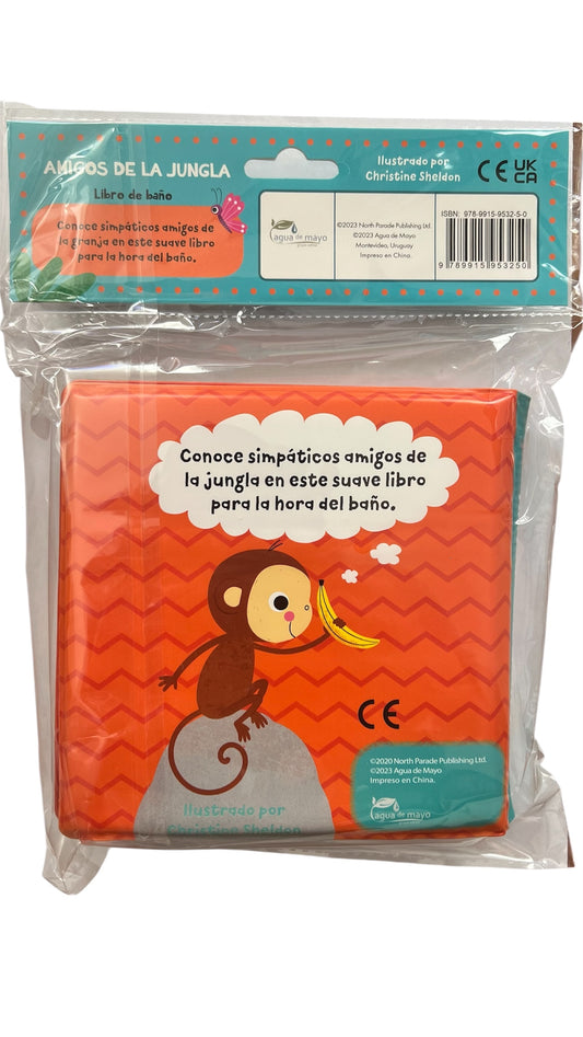Libro De Baño Amigos De La Jungla