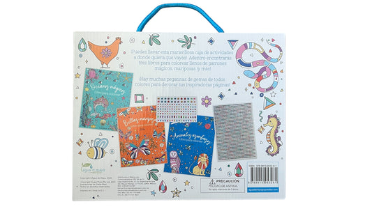 Caja De Actividades Con Pegatinas De Gemas - Animales