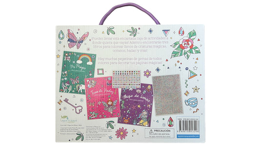 Caja De Actividades Con Pegatinas De Gemas - Mi Encantada