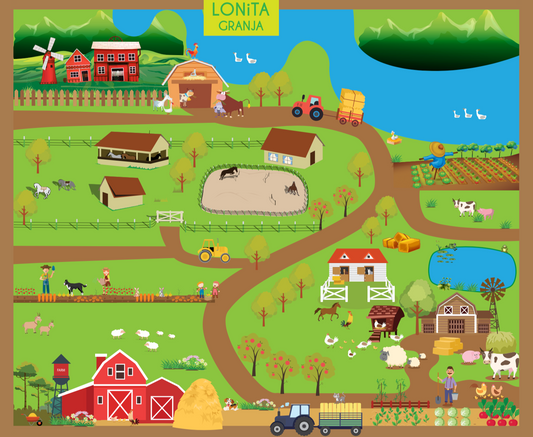 Lonita alfombra Granja Chau Pantallas