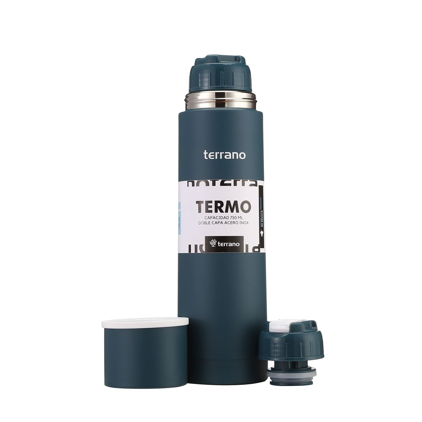 Termo Bala 750ml - Azul Opaco