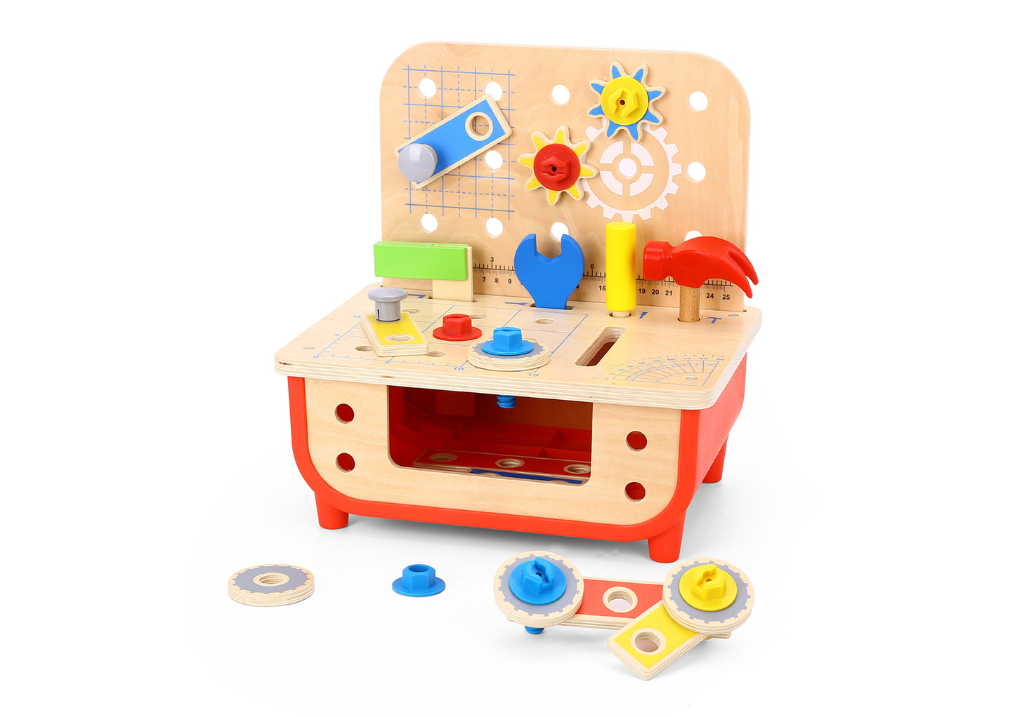 Mesa de herramientas madera Tooky Toy