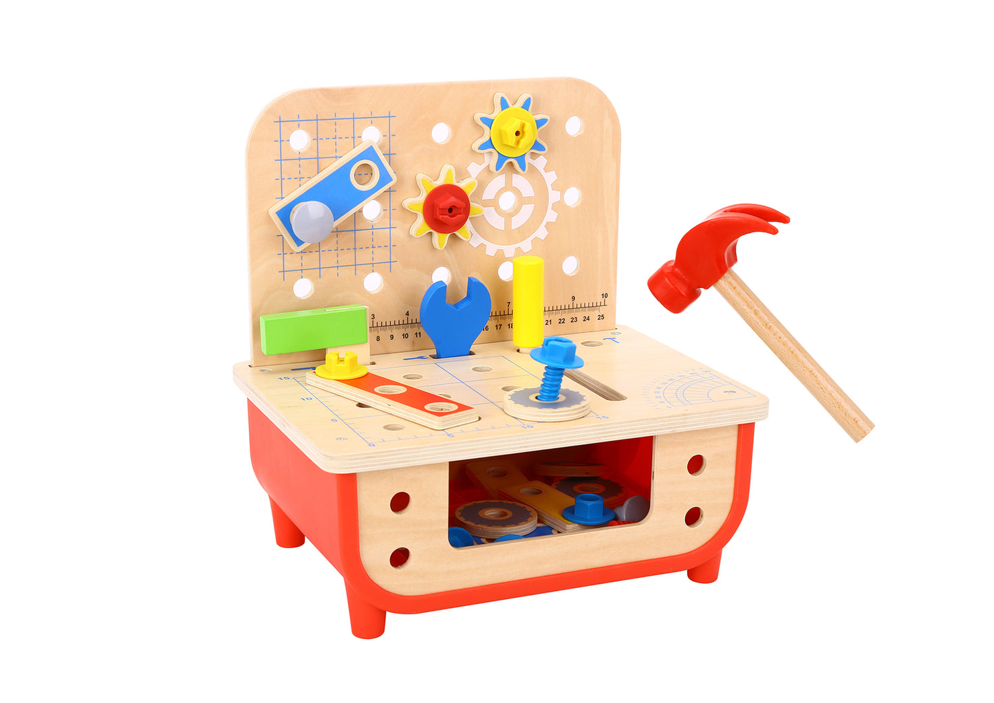 Mesa de herramientas madera Tooky Toy