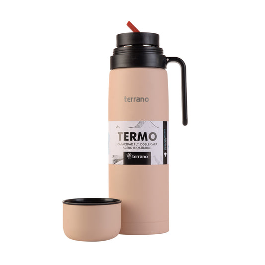 Termo 1Lt. Manija Rígida - Rosa