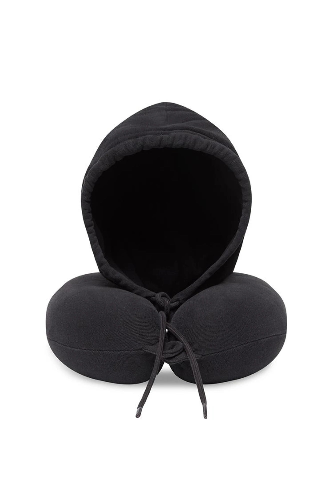 Almohada Viaje Brio Para Cuello Memoria y Capucha - Negra