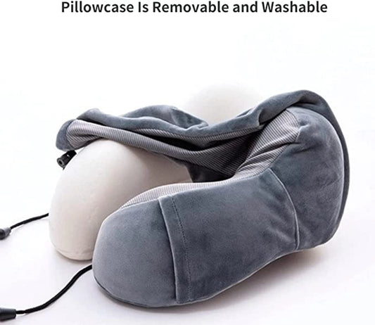 Almohada De Viaje Brio Anatomica Para Cuello Con Memoria - Gris
