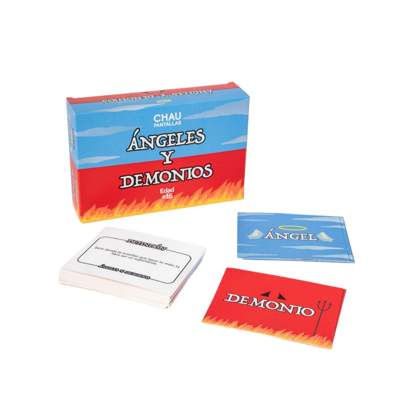 Juego Angeles y demonios Chau Pantallas