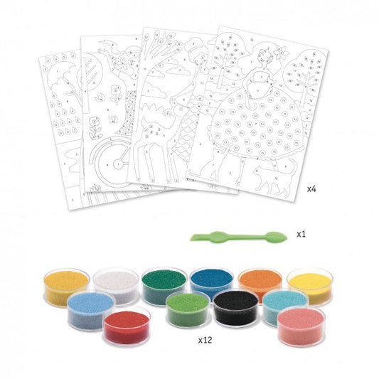 Arte en arena - Día de las niñas Djeco