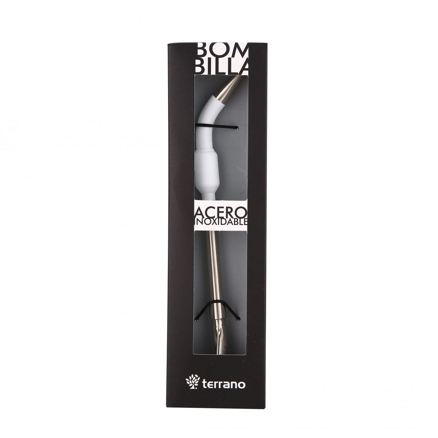 Bombilla Acero Inoxidable Terrano Color - Blanco