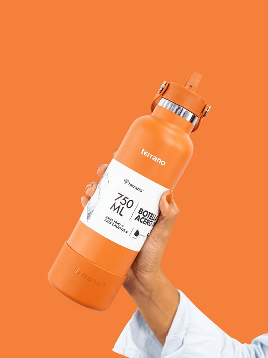 Botella Térmica Con Pico 750ml - Terracota
