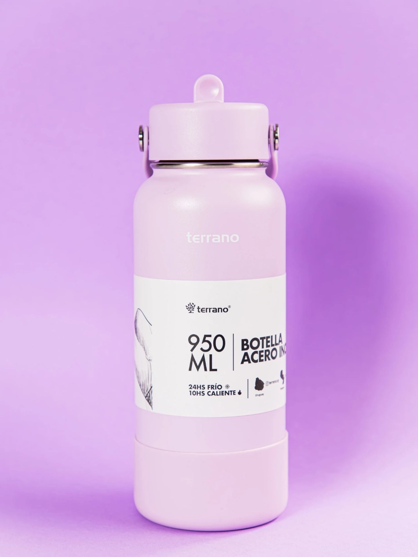 Botella Térmica Con Pico 950ml - Lavanda