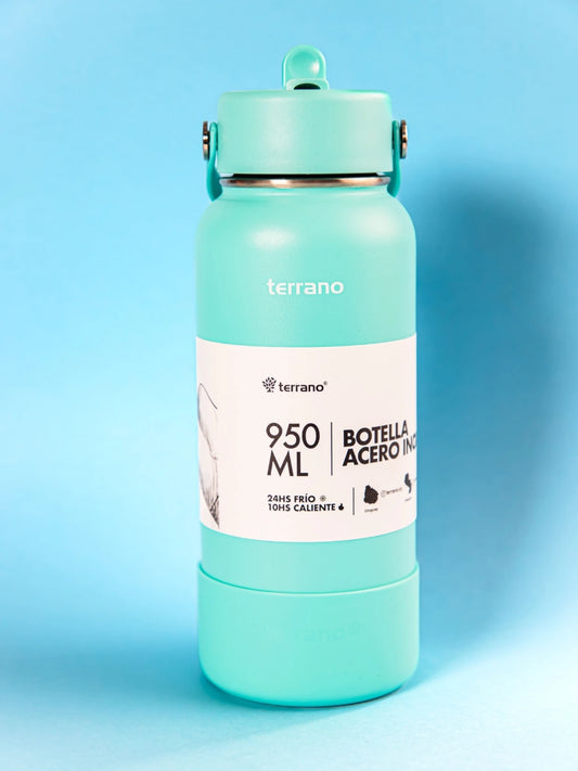 Botella Térmica Con Pico 950ml - Turquesa