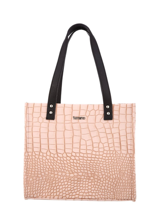 Cartera Moon Croco - Rosa