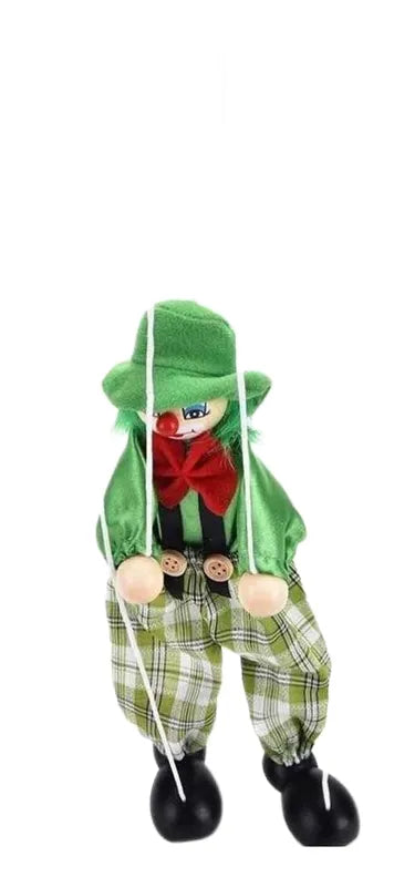 Marioneta Payaso Madera