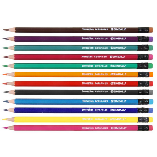 Lápices de colores Pinto Borrables (x12) Filgo