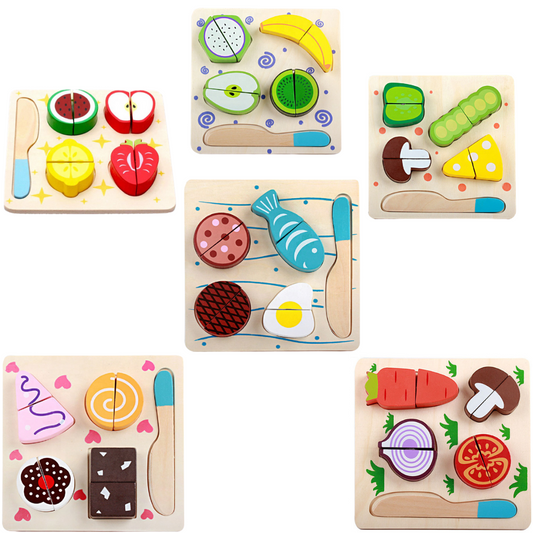 Bandeja chica madera frutas para cortar