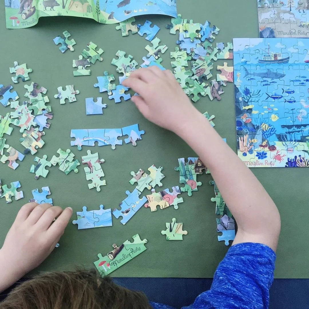 Puzzle Explorador El Glaciar 96 pzas Moulin Roty