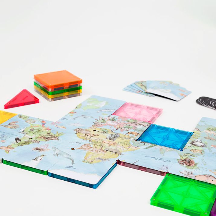 Imanix Speedy Eye Wild 56 piezas - Animales del Mundo Braintoys
