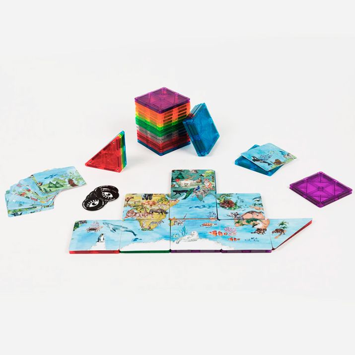 Imanix Speedy Eye Wild 56 piezas - Animales del Mundo Braintoys