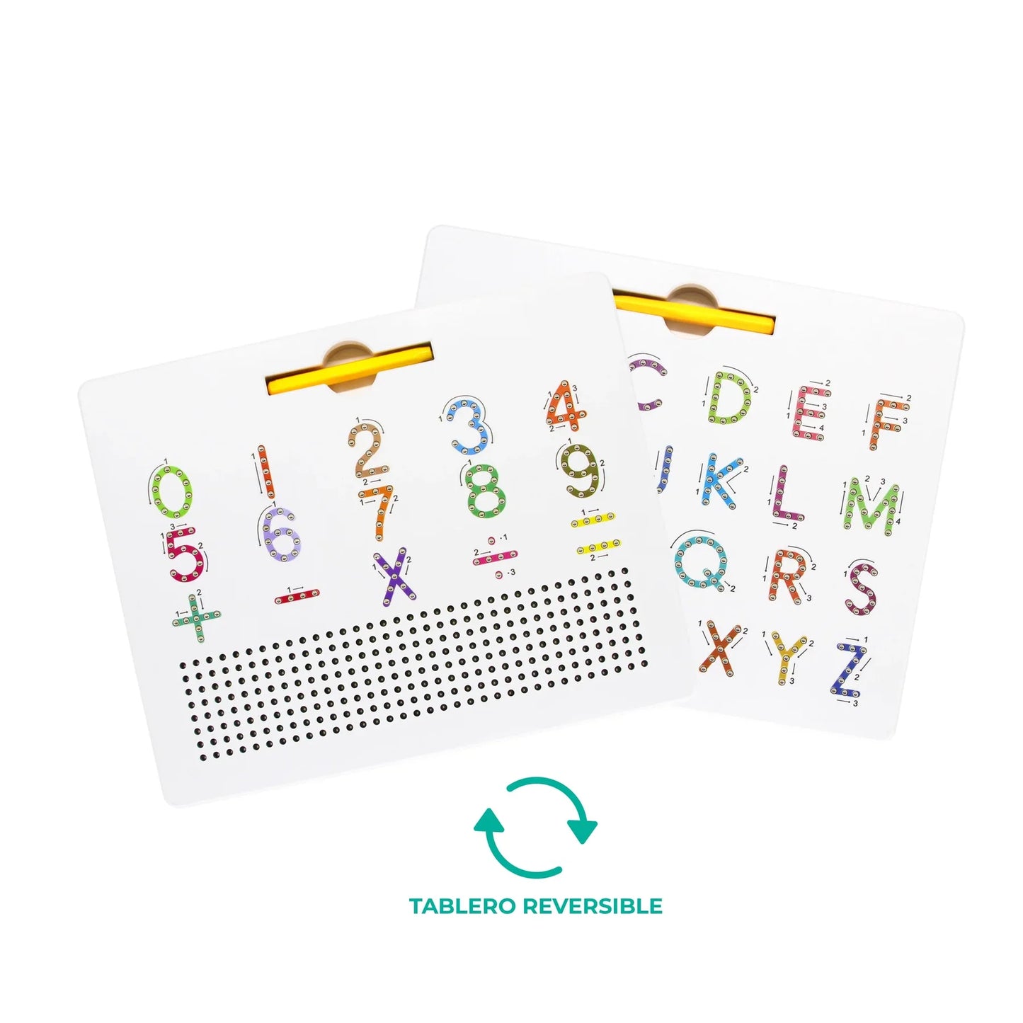 Tablero magnético Imapad Duo Letras y Números Braintoys