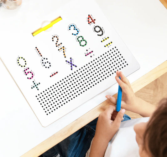 Tablero magnético Imapad Duo Letras y Números Braintoys