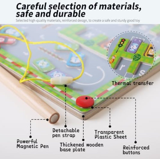 Estacionamiento laberinto de autos y colores