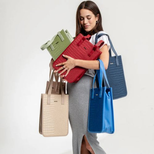 Matera Bolsito Croco - Verde