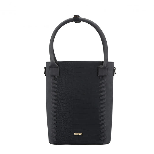 Matera de Mano Con Tiento - Negro