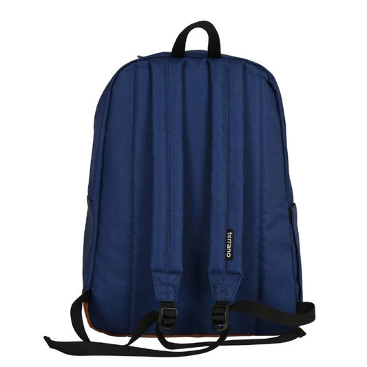 Mochila Clásica Combinada - Azul
