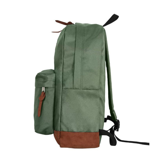 Mochila Clásica Combinada - Verde